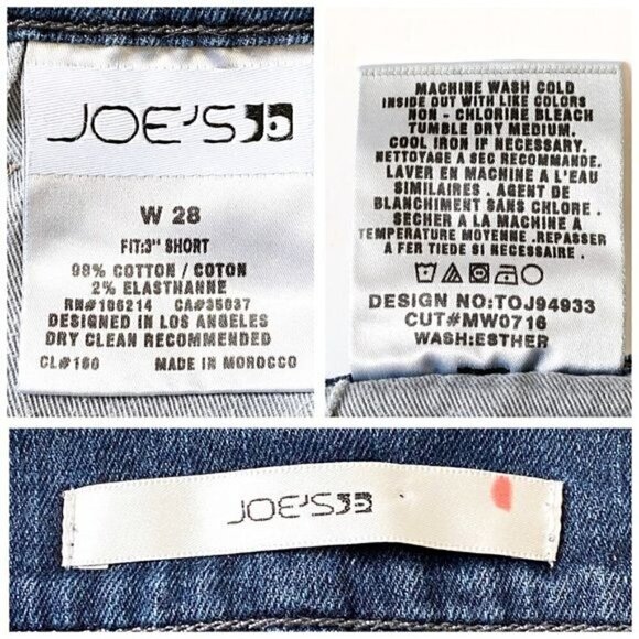 Joe's Jean shorts 3" short Esther Wash, Size 28 - Picture 5 of 7